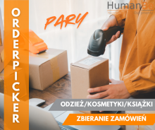 PRACA DLA PAR - ORDERPICKER - HOLANDIA