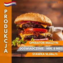 OPERATOR MASZYN - PRODUKCJA PRZEKĄSEK - HOLANDIA