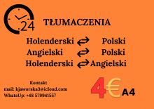 Tłumaczenia Holenderski  Polski