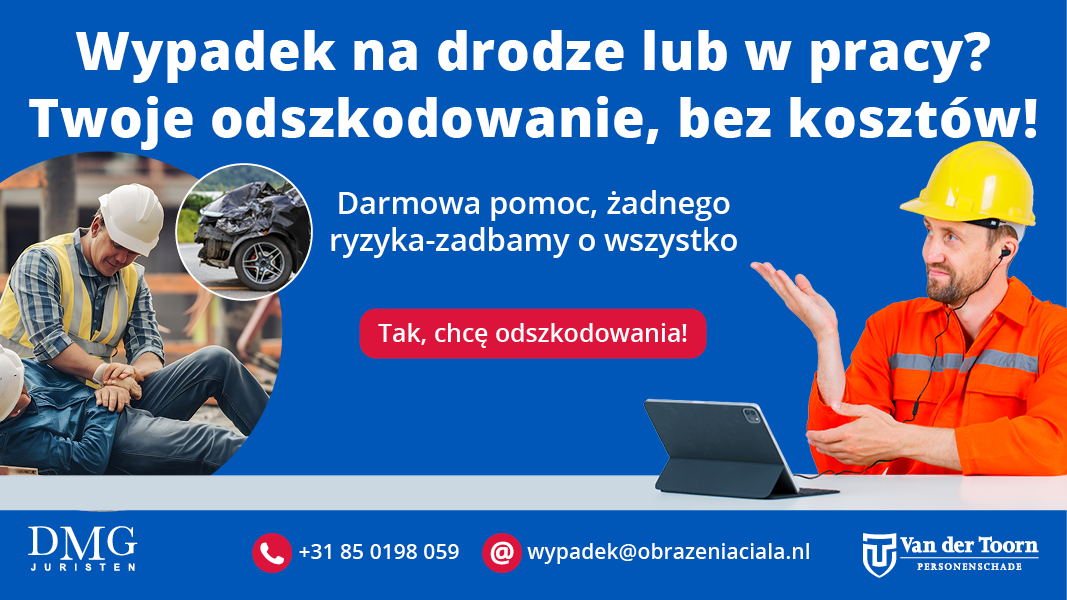 Odszkodowanie w Holandii