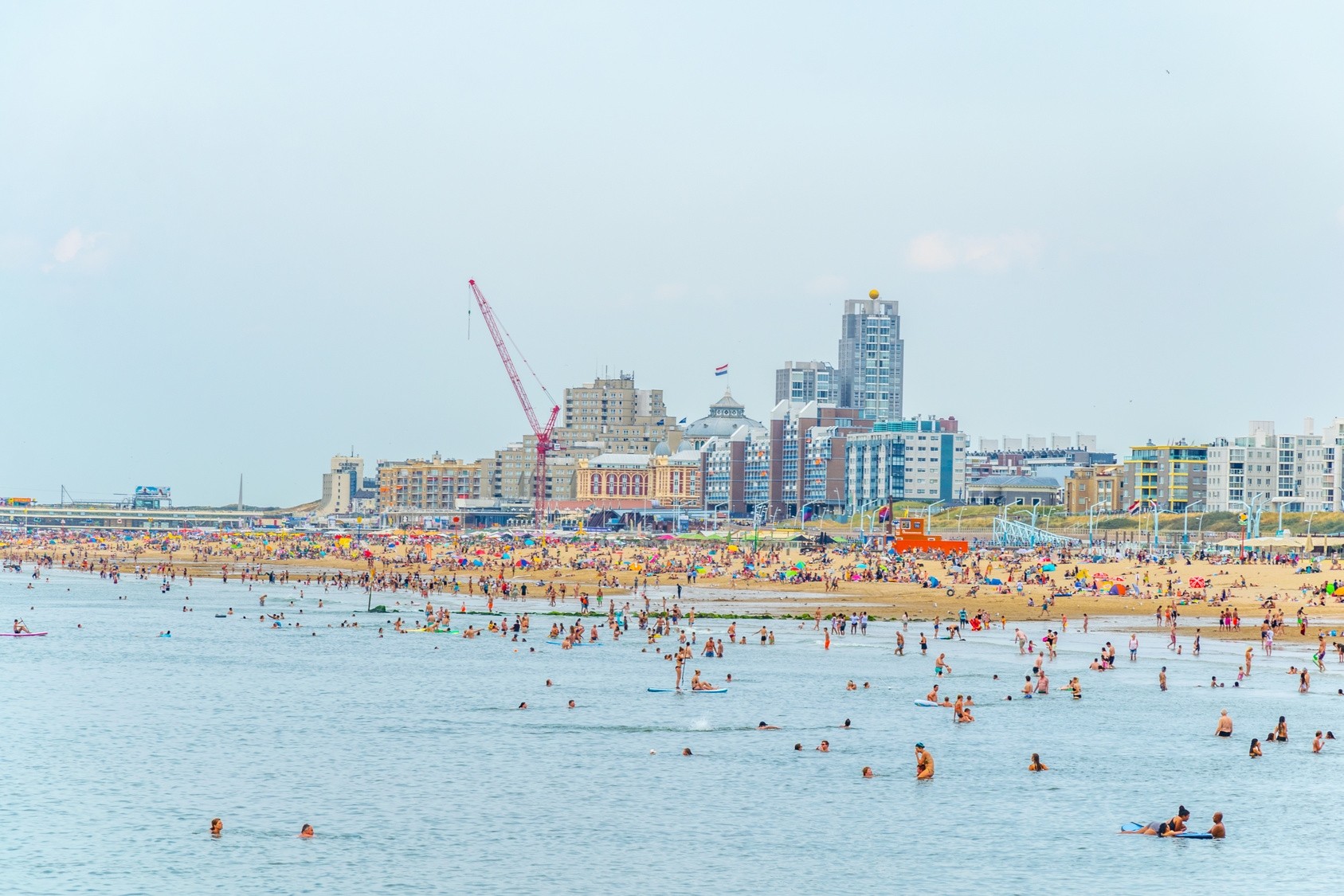 Plaża w Scheveningen (Haga).