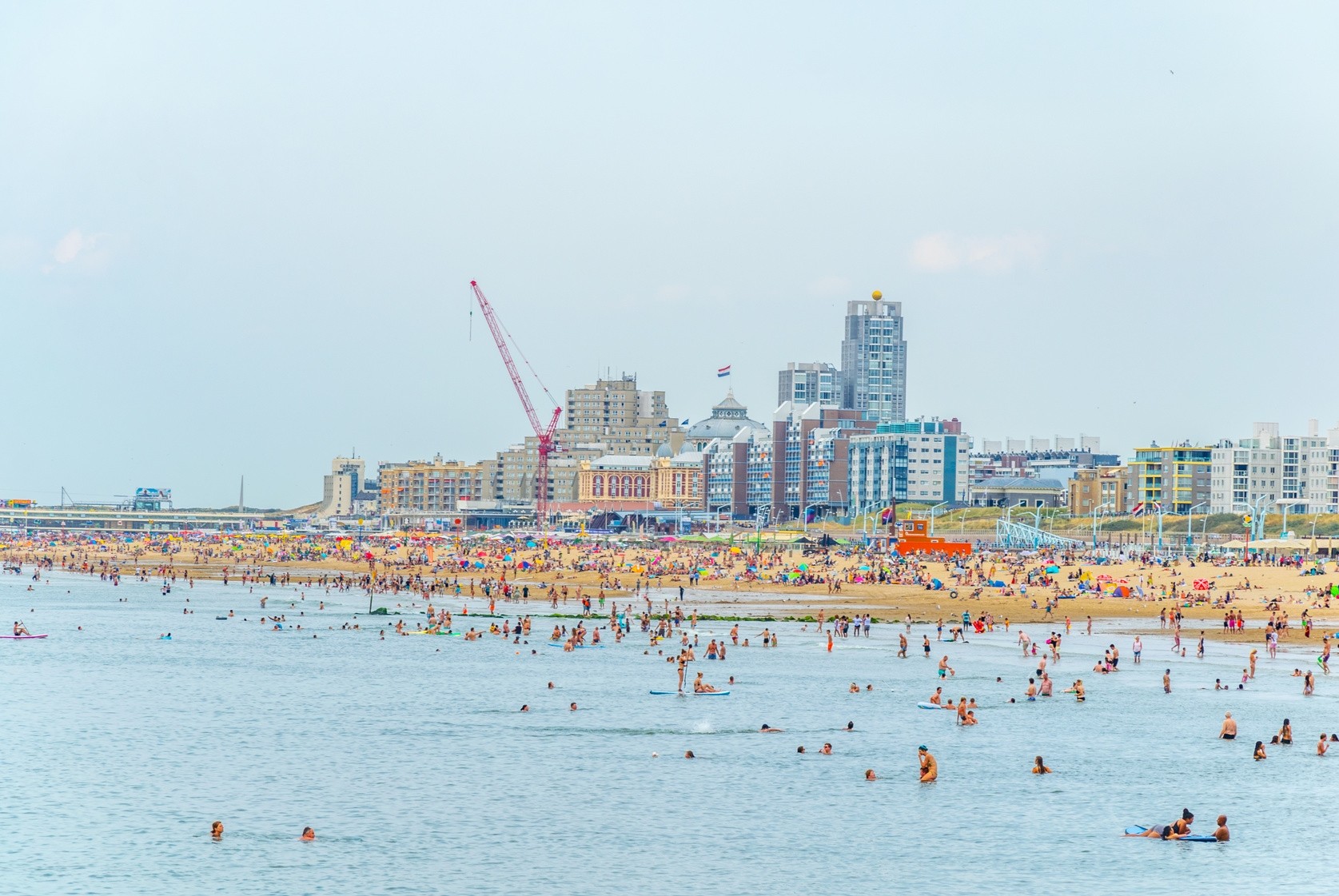 Plaża w Scheveningen (Haga).